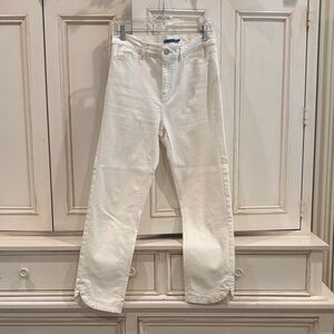 J McLaughlin Romney White Straight-Leg Jeans